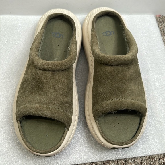 Ugg burnt Olivia suede mens sandals size 7 - Picture 3 of 8